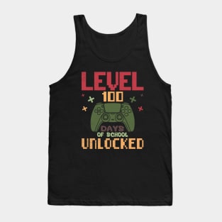 Level 100 Days Of School Unlocked Tank Top